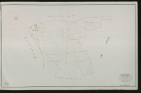 Thevray. Section D _ de la bounelière _ 1re de 2 Feuilles