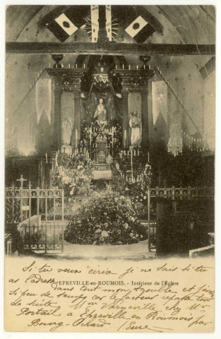 Epreville-en-Roumois. Intérieur de l'Eglise.