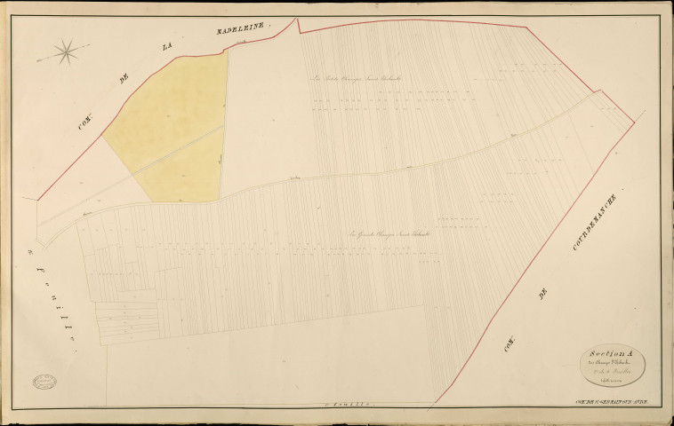 Saint-Germain-sur-Avre. Section A _ des Champs St Thibault _ 2e de 4 Feuilles