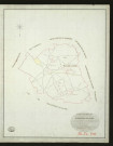 Bonneville-sur-le-Bec. Tableau d'assemblage _ du Plan Parcellaire de la Commune de Bonneville-Sur-le-Bec _ Canton de Montfort - Pontaudemer - Eure. _ Terminé sur le Terrain le 2 mars 1832, sous l'administration de M. A Passy, Préfet _ M. Potier, Maire _ sous la Direction de M.Marel, Directeur des Contributions directes _ M. Le Fébure, Géomètre en Chef. _ Par M. Thorel, Géomètre de 1re classe.
