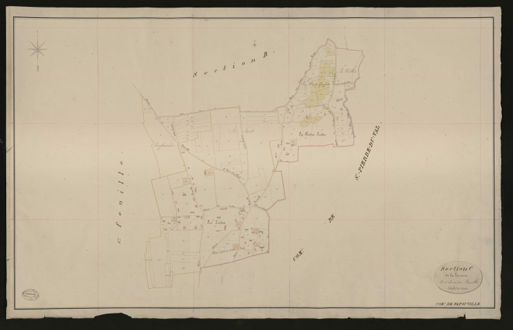 Fatouville. Section C _ de la Terrerie _ 2e et dernière Feuille