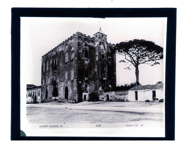 Château de la Zisa de Palerme en Sicile (Italie).