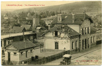 Charleval. Vue d'ensemble sur la Gare.