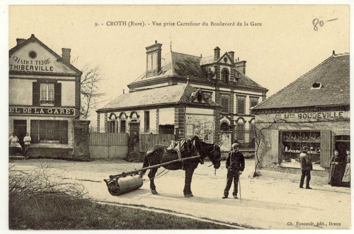 Croth. Avenue de la Gare.