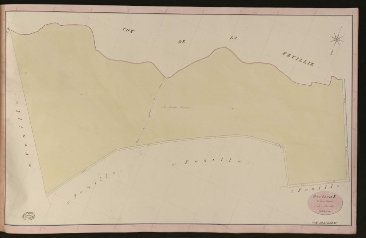 Lorleau. Section E _ de Saint-Crespin _ 1re de 7 Feuilles
