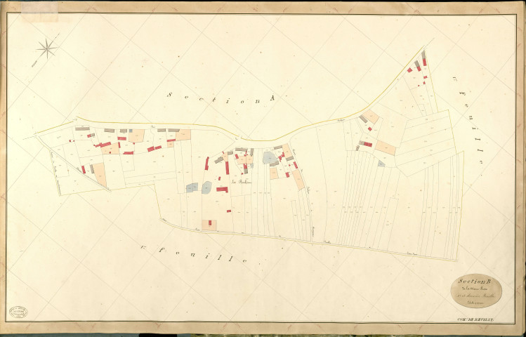 Reuilly. Section B _ de la Mare Rose _ 2e et dernière Feuille