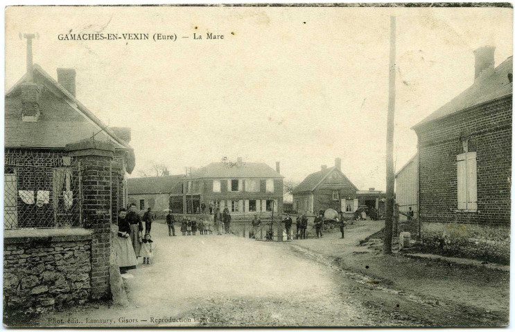 Gamaches-en-Vexin. La Mare.