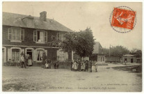 Drucourt. Carrefour de l'Eglise-Café Leconte.