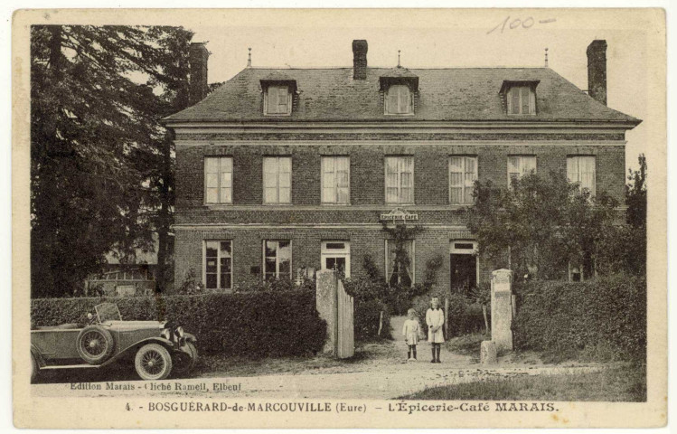 Bosguérard-de-Marcouville. L'Epicerie-Café MARAIS.