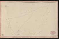 Bazincourt-sur-Epte. Section B _ du Clos Arquain _ 1re de 3 Feuilles