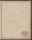 Neuve-Grange (La). Tableau d'assemblage du Plan Parcellaire de la Commune de La Neuve-Grange. _ Canton d'Etrépagny - Andelys - Eure. _ Terminé sur le terrain le 26 juillet 1850, sous l'administration de M. Guyot, Préfet - M. Lejeune, Maire et sous la direction de M. Chauveau, Directeur des Contributions directes. _ M. Le Fébure, Géomètre en Chef. _ Par M. Legrain, Géomètre de 1re classe