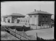 Vue générale de la gare d'Alep (Syrie).