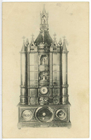 Saint-André-de-l'Eure. Horloge réalisée par A Abrigalant Horloger à Saint André.