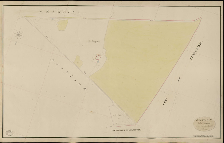 Vieille-Lyre (La). Section C _ de la Bourgeraie _ 2e et dernière Feuille