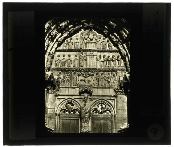 Cathédrale Saint-Étienne de Bourges (Cher), portail Saint-Ursin.