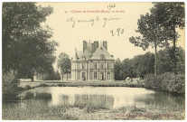 Gournay-le-Guérin. Château de Petiteville (Eure), vu de côté.