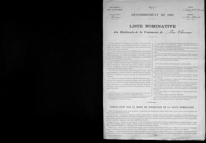 BEC_THOMAS(LE) 1931