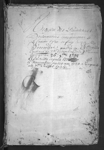 octobre 1730-juillet 1735