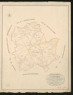 Saint-Victor-d'Epine. Tableau d'assemblage _ du Plan Parcellaire de la Commune de Saint-Victor-d'Epine _ Canton de Brionne - Bernay - Eure. _ Terminé sur le Terrain en 1827, sous l'administration de M.le Vicomte Raymond Delaitre, Préfet _ M. Leseigneur, Maire _ en sous la Direction de M. Hurtrelle, Directeur des Contributions directes _ M. Hautier, Géomètre en Chef. _ Par M. Roger, Géomètre de 1re classe.