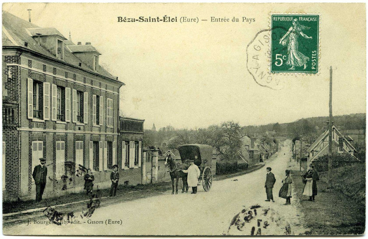 Bézu-Saint-Eloi. Entrée du Pays.