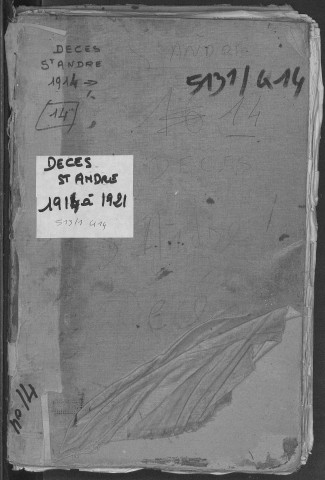 Tables 1914-1922