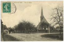 Haye-du-Theil (La). Place de l'Eglise.