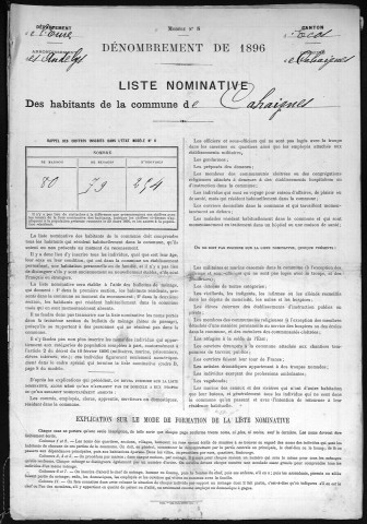 CAHAIGNES 1896