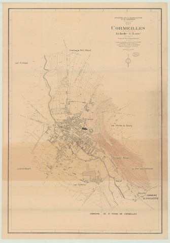 Cormeilles _ MRU _ Fond de plan topographique