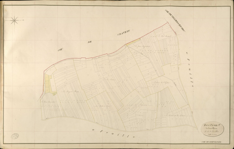 Breuilpont. Section C _ de Saint Chéron _ 3e de 4 Feuilles