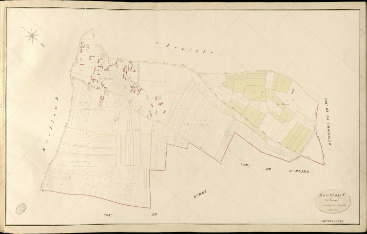 Portes. Section C _ des Buissons _ 2e et dernière Feuille