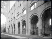 Ruines et vestiges de l'abbaye de Jumièges (Seine-Maritime).