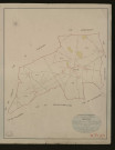 Berville-la-Campagne. Tableau d'assemblage _ du Plan Parcellaire de la Commune de Berville. _ Canton de Beaumont-le-Roger - Bernay - Eure. _ Terminé sur le terrain en 1826 sous l'administration de M. Le Vicomte Raymond Delaitre, Préfet _ M. Meriel, maire _ en sous la Direction de M. Hurtrelle, Directeur des Contributions directes. _ M. Hautier, Géomètre en Chef. _ Par M. Folin, Géomètre de 1re classe.