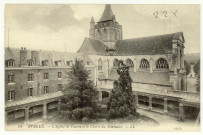 Evreux-Ville. L'Eglise Saint-Taurin et le Cloître du Séminaire.