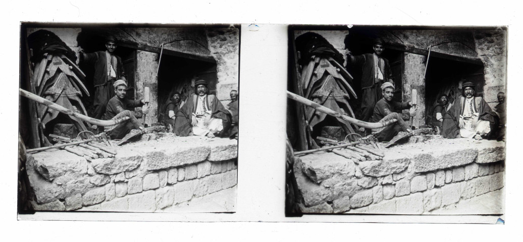 Atelier de bâts pour camélidés.