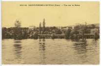 Saint-Pierre-d'Autils. Vue sur la Seine.