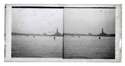 Entrée du port de Venise (Italie).