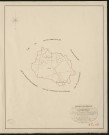 Boscherville. Tableau d'assemblage _ du Plan Parcellaire de la Commune de Boscherville _ Canton de Bourgtheroulde - Pontaudemer - Eure. _ Terminé sur le terrain le 3 juin 1828, sous l'administration de M.le Vicomte Raymond Delaitre, Préfet _ M. Le Grix, maire _ en sous la Direction de M. Hurtrelle, Directeur des Contributions directes. _ M. Hautier, Géomètre en Chef. _ Par M. Canu, Géomètre de 1re classe.