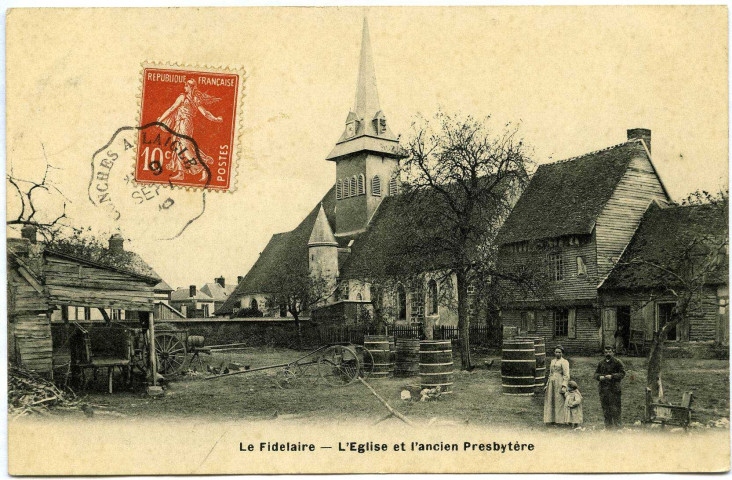 Fidelaire (Le). L'Église et L'Ancien Presbytère.