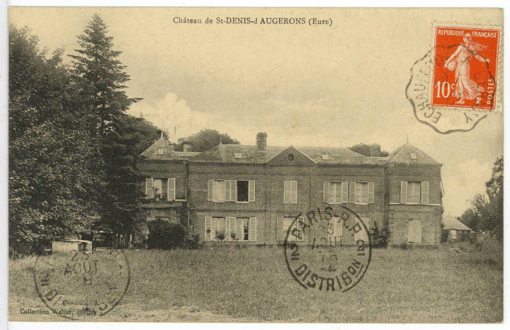 Saint-Denis-d'Augerons. Le Château de Saint-Denis d'Augerons.