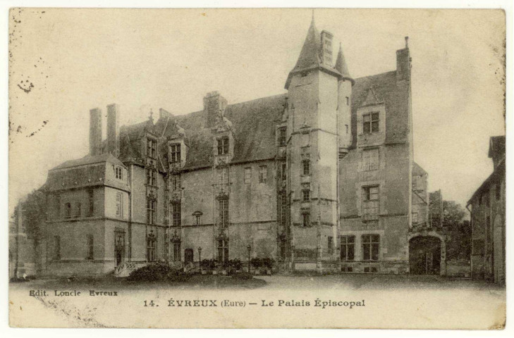 Evreux-Ville. Le Palais Episcopal.
