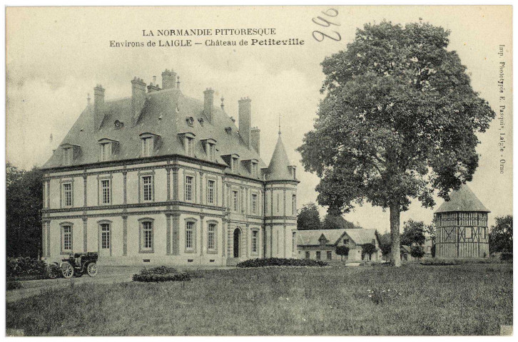 Gournay-le-Guérin. La Normandie pittoresque - Environs de Laigle - Château de Petiteville.