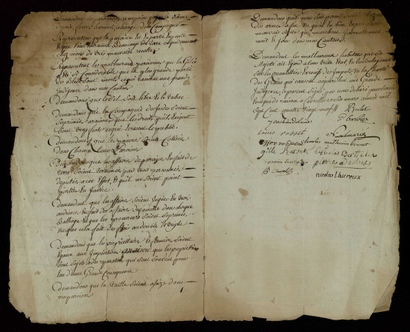 Faverolles (cahier et Procès-verbal).