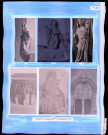 "Églises rurales du département de l'Eure" du chanoine Bonnenfant tome II, planche CXL Tourny (Eure), Tourville-la-Campagne (Eure) et Touville (Eure).