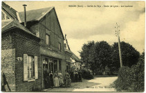 Morgny. Sortie du Pays - Route de Lyons - Les Landeaux.