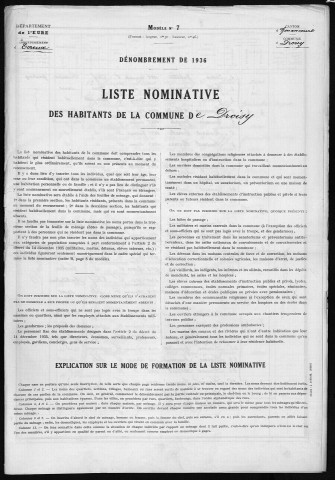DROISY 1936