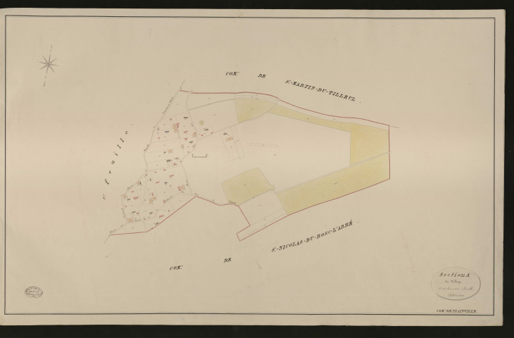 Plainville. Section A _ du village _ 2e et dernière Feuille