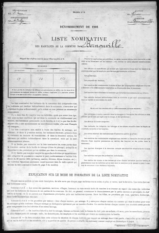 BERNOUVILLE 1901