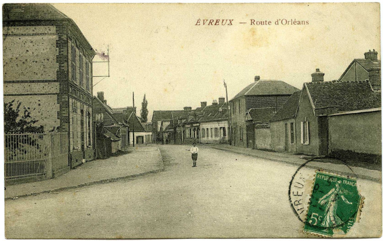 Evreux-Ville. Route d'Orléans.