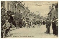 Etrépagny. Concours National de Pompes à Incendie et Festival de Musique. Grande Rue.