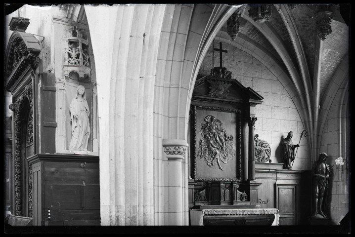 Autel de l'église Notre-Dame d'Écouis (Eure).